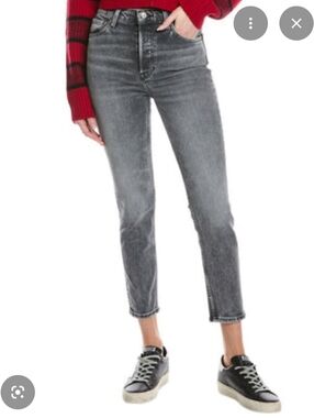 Re/Done 90s High Rise Ankle Crop Jeans